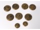 Lot 9 buttons venery hunting delivered cerf Everywhere J&#39;en Suis Normandy XIXth