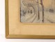 HST picture snowy landscape view Paris characters Demeurisse painting XXè