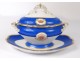 Saucer porcelain Paris Gille Young crown monogram Napoleon III XIX