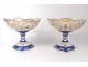 Pair cuts especiallys porcelain table Paris Gille Young Napoleon III XIXth