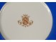 12 plates porcelain Paris Gille Young crown marquis Napoleon III 19è