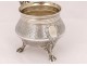 Mug tripod silver solid Minerve feet claws Napoleon III 140gr XIXth