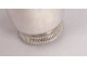 Timbale pedestal silver massive punch Mercury silver 106gr XIXth