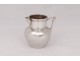 Small pot with sterling silver cream Minerve sterling silver 108gr XIXth century