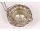 Sterling Silver Tea Minerve Goldsmith Soufflot Flowers Silver 53gr XIX