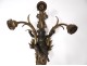 Large 3-light wall lamp bronze young fauna satyr knot Napoleon III XIXth century