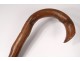 Cane old carved wood Popular Art antqiue french cane XIXth century