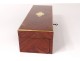 Glove box wooden box gilded brass Napoleon III XIXth century