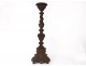 Altar candle holder candelabrum candelabrum carved twisted 17th century