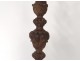 Altar candle holder candelabrum candelabrum carved twisted 17th century