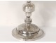 Ciborium solid silver Cock Minerva vine cross silver ciborium 522gr XIX