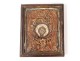 Reliquaire paper frame wood Saint martyr antique reliquary XVIIIth c.