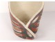 Sculpture foot lamp ceramic Accolay ethnic decoration 1950 20th century