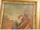 HSC painting scene galante couple characters Faustin Besson painting XIXth