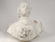 Large bust marble Carrara woman Pugi Brothers Florence Art Nouveau XIX