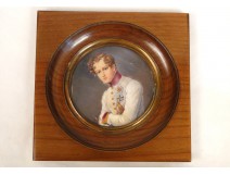 Miniature painting Napoleon II Duke of Reichstadt nineteenth