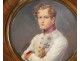 Miniature painting Napoleon II Duke of Reichstadt nineteenth