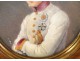 Miniature painting Napoleon II Duke of Reichstadt nineteenth