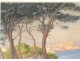 Great HST landscape view Antibes José Taggiasco Mediterranean South France XIXth