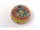 Sulphureous paperweight crystal Baccarat millefiori paperweight 1858