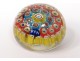 Sulphureous paperweight crystal Baccarat millefiori paperweight 1858