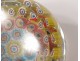 Sulphureous paperweight crystal Baccarat millefiori paperweight 1858