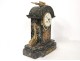 Chimney Tile Pendulum Clocks green marble bronze gardener 1900