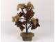 Decorative bouquet flowers agate hard stones XIXth century