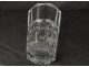 Large cut crystal vase Baccarat France Edith model 20th century