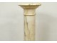 Column decorative support sculpture saddle white marble Napoleon III 19è