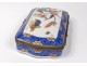 Box of porcelain christian chantilly Samson flowers insects XXth