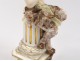 Statuette porcelain Paris Samson fauna satyre god Pan bouc 20th century