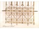 Window grille, origin Morocco, wrought iron, twentieth