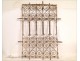 Window grille, origin Morocco, wrought iron, twentieth