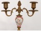 Pendulum clock bronze porcelain Detouche Napoléon III XIXth