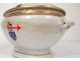 Large porcelain soup tureen Compagnie Indes européen blason coat of arms XVIIIè