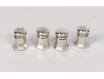 4 saltmakers salt silver Cartier sterling 27gr 20th century