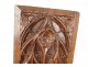 Wooden carved panel Gothic flamboyant Haute Epoque XVIth XVIIth century