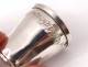 11 curons silver liqueur cups silver Minerve 89gr silver XIXth century