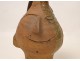 Sculpture Pottery Pitcher anthropomorphic face Lodereau twentieth